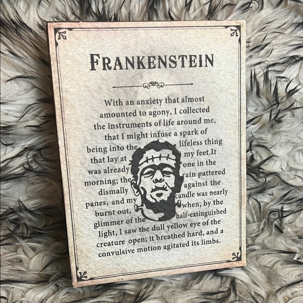 Frankenstein Themed Wall Art